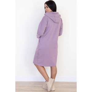 Платье женское "Релакс Л" футер 2-х нитка (р-ры: 44-54) фиолетовый