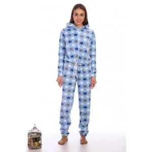 Комбинезон женский "Звезды" флис (р-ры: 42-52) Комбинезон женский "Звезды" флис (р-ры: 42-52)