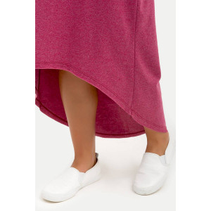 Платье женское ПТФ-351 3021 футер с начесом (р-ры: 44-56) бордовый