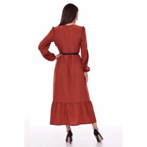 Платье женское Ф1069е ниагара (последний размер) терракотовый 48