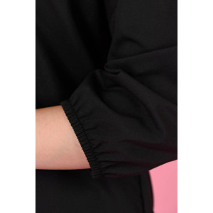 Блузка женская №13489 ниагара (последний размер) черный 50,52
