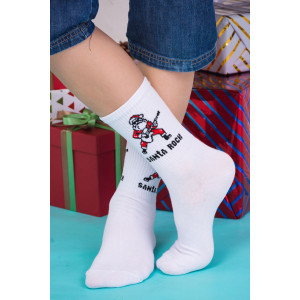 Носки детские высокие "Санта Рок" - упаковка 3 пары