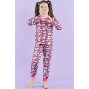 Пижама детская "Веснушка" кулирка (р-ры: 116-158) розовый