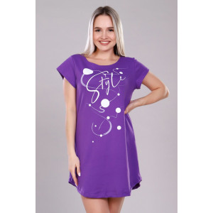 Платье женское П876И кулирка (р-ры: 44-54) фиолетовый