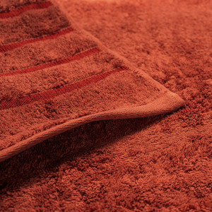 Полотенце махровое "Кингсли" оранжево-красный