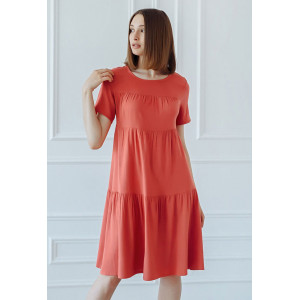 Платье женское "Дебора" плательная ткань (р-ры: 46-56) красный