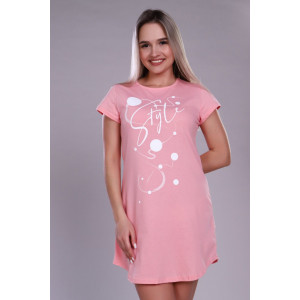 Платье женское П876К кулирка (р-ры: 44-54) розовый