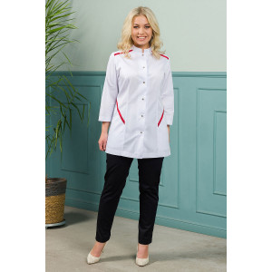 Жакет медицинский женский М-260(6) Элит-145 (р-ры: 42-60) Жакет медицинский женский М-260(6) Элит-145 (р-ры: 42-60)