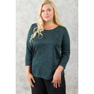 Джемпер женский 0277-96 сандра (последний размер) холодный изумруд 62